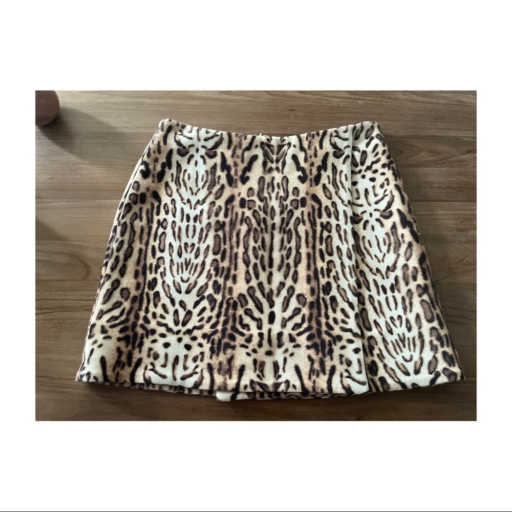 Adam Lippes leopard skirt
